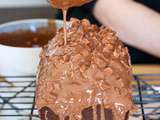 Cake tout choco glaçage rocher