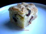 Blondies aux cranberries