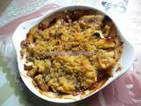 Crumble aux pommes et aux carambars