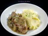 Lapin au cidre, lardons et champignons