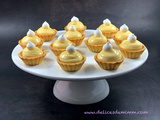 Mignardises au citron pour buffet gourmand