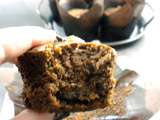 Muffins bien moelleux aux 2 chocolats