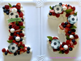 Number cake pavlova