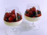 Panna cotta aux fruits rouges