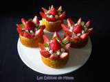 Petits gâteaux fraises et chantilly