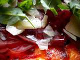 Pizza bresaola e rucola (Bresaola et roquette)