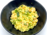 Risotto aux courgettes et crevettes