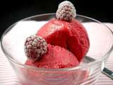 Sorbet aux framboises