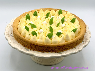 Tarte au citron sur sablé breton