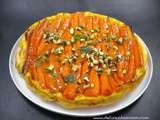 Tarte tatin aux carottes et au caramel d’orange