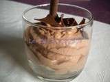 Verrine de bananes à la mousse de Nutella