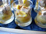 Verrine de foie gras, mangue, rhum et spéculoos