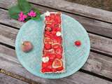 Tarte aux fraises, figues et tonka