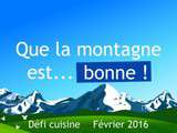 Résultats défi montagne de   recettes.de 