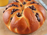 Brioche express sans pétrissage aux pépites de chocolat