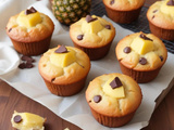 Muffins à l’ananas et au chocolat blanc