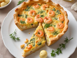 Quiche de la Mer et son appareil au chou-fleur