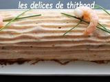 Bûche saumon et crevettes roses (cmum)