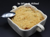 Crumble pommes caramel