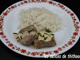 Emincé de filet mignon au curry