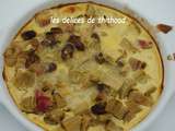 Flans rhubarbe et raisins secs (ww)