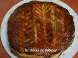 Galette des rois à la crème de noisettes et orange