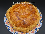 Galette des rois aux pralines roses