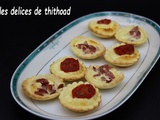 Mini tartelettes lardons ou tomates cerises