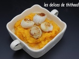 Noix de Saint-Jacques à la purée de courge