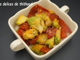 Poêlée de chou romanesco et chorizo