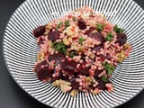 Salade de couscous perlé aux betteraves