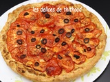 Tarte aux tomates et amandes