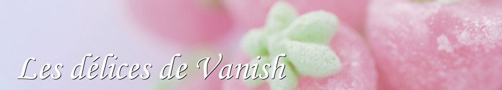 Recettes de Les délices de Vanish