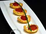 Mini tartelettes fromage frais et tomates cerises