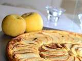 Tarte fine aux pommes et speculoos