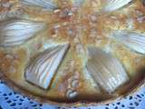 Tarte aux poires et amandines