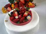 Entremet fraise mascarpone