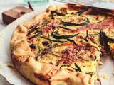 Quiche aux courgettes et lardons de volaille