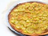 Tarte fine aux courgettes et à la sauge