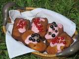 Petits gâteaux aux cassis et groseilles