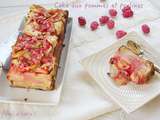 Cake aux pommes et pralines pour Octobre rose