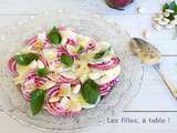 Carpaccio de betterave et pomme ( Battle food #34)