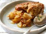 Cobbler aux poires et caramel