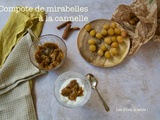 Compote de mirabelles à la cannelle