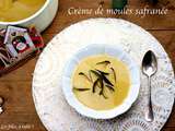 Crème de moules safranée