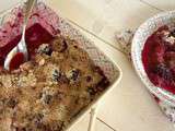 Crumble aux fruits rouges et beurre de coco