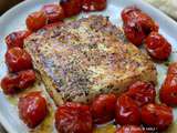 Feta grillée et tomates cerises