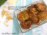 Galettes de courgettes au parmesan et aux pignons de pin