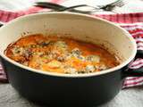 Gratin de courge butternut au bleu