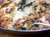 Gratin de topinambours au gorgonzola